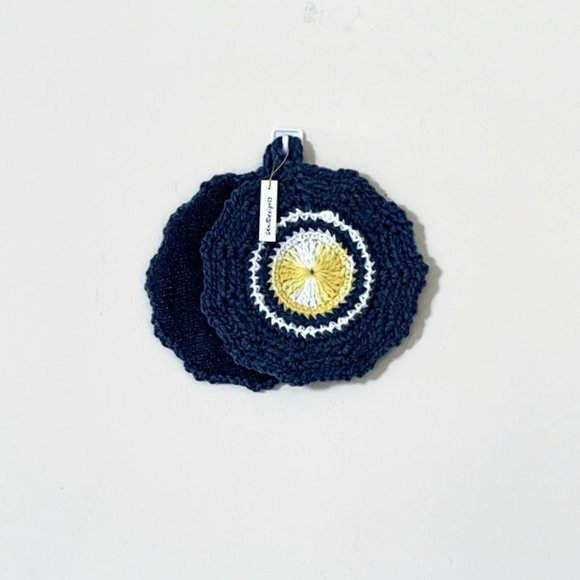 Crochet Pot Holder, Crochet Trivet, Crochet Kitchen Decor Potholder - Picture 2 of 9